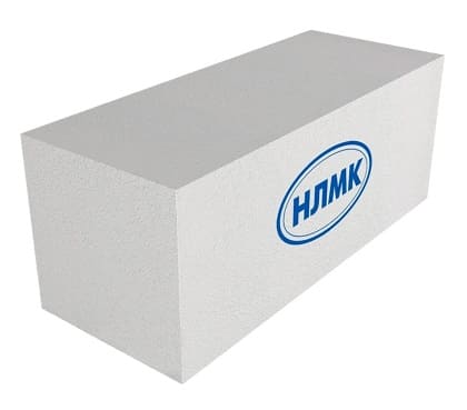 Блок газобетонный стеновой D400 B2 625х250х250 НЛМК